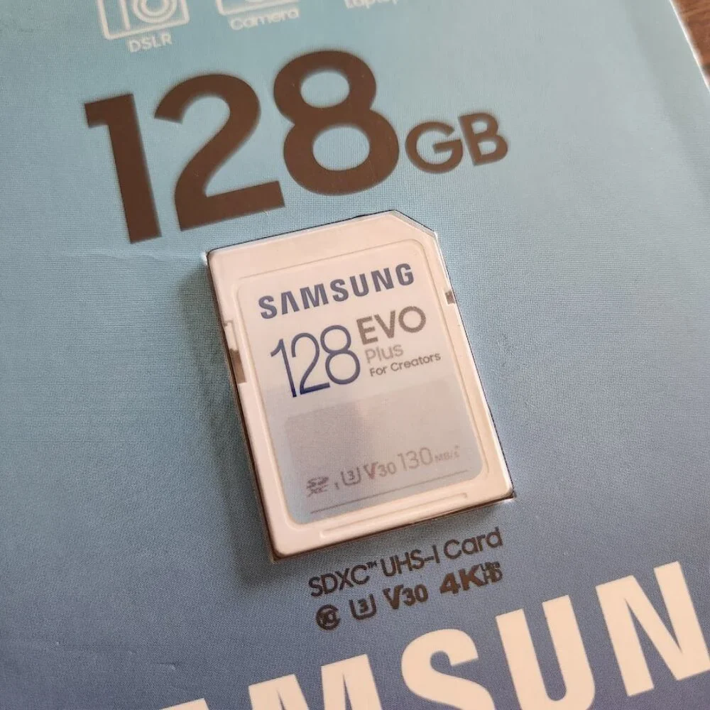 NEW Samsung Evo Plus 128 GM SD Card SDXC for DSLR Cameras Laptop Accessories